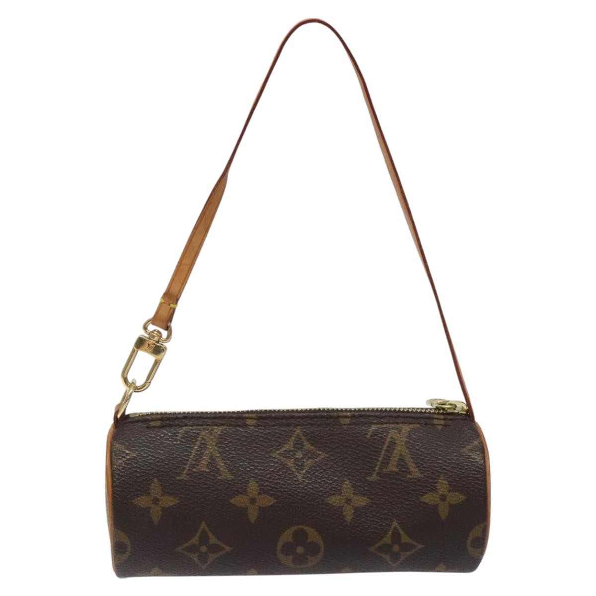 Louis Vuitton Papillon Pochette Monogram Canvas, BROWN, CANVAS, Handbag