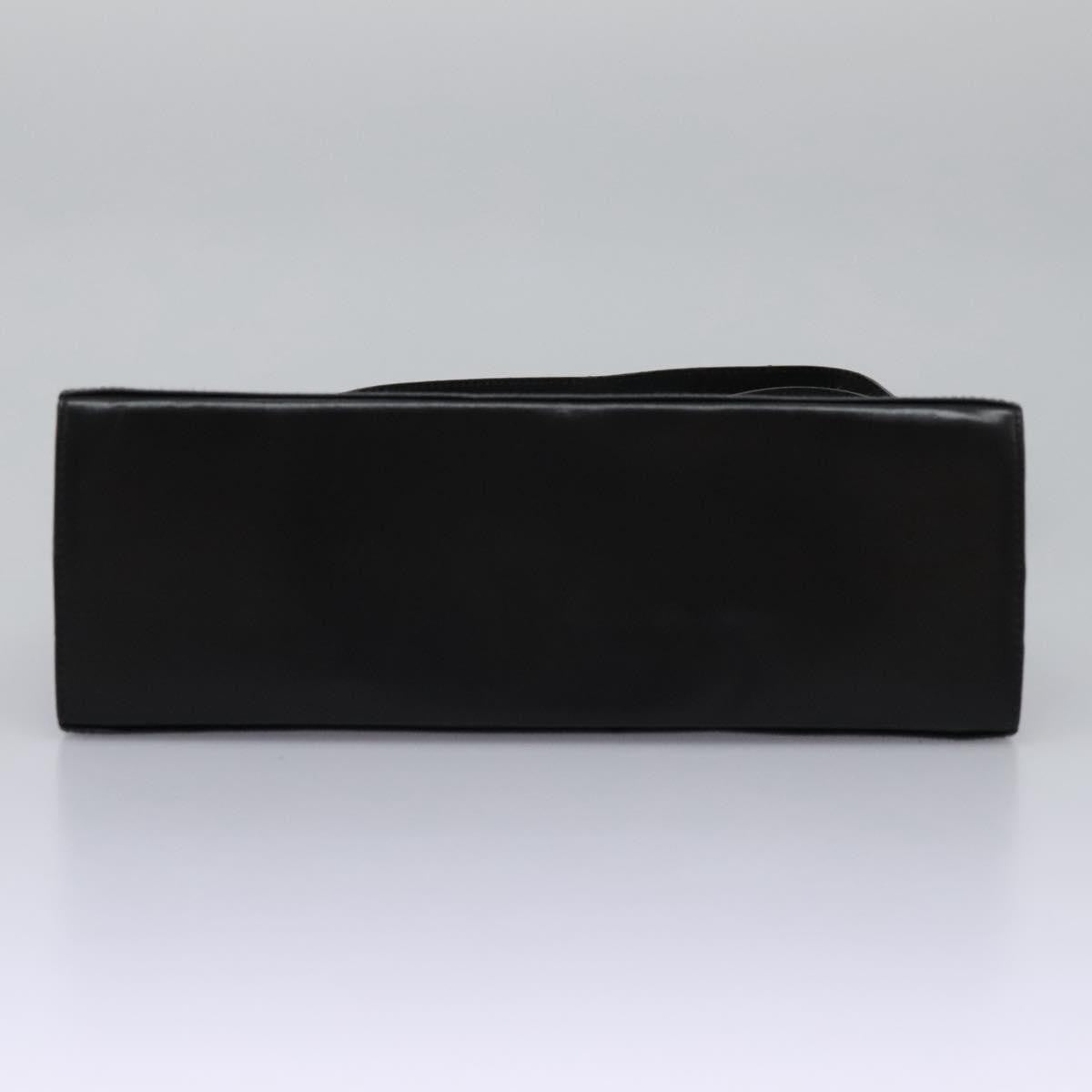 Salvatore Ferragamo Gancini Convertible Top Handle Bag Leather, BLACK, LEATHER, Handbag