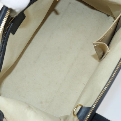 Louis Vuitton Josephine Handbag Mini Lin, BLUE, CANVAS, Handbag