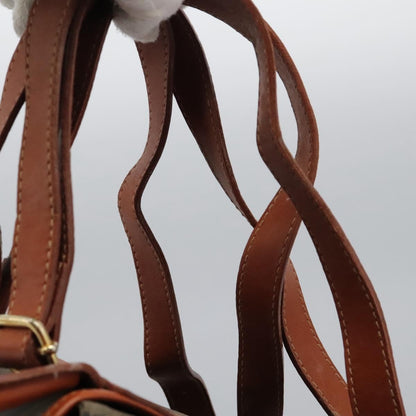 Fendi Pequin Front Pocket Backpack Coated Canvas, BROWN, CANVAS, Backpack