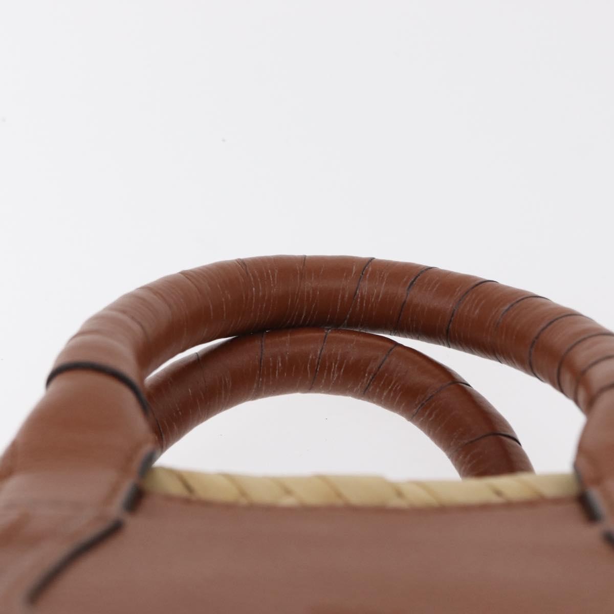 Chloe Marcie Basket Bag Raffia and Leather, BEIGE, WICKER, Handbag