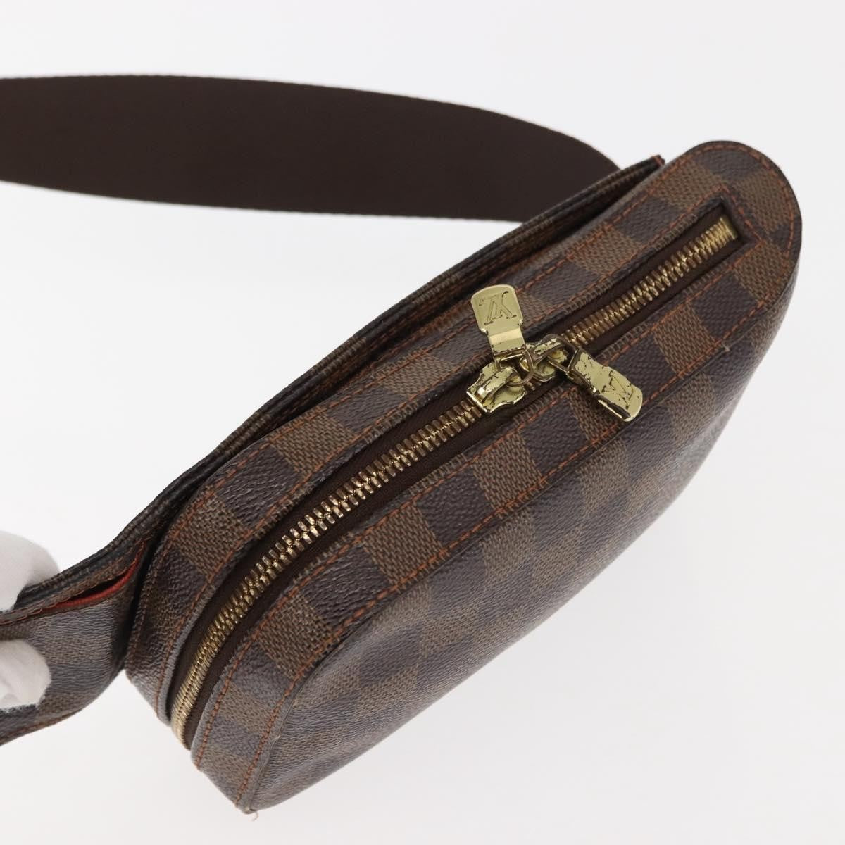 Louis Vuitton Geronimos Waist Bag Damier, BROWN, CANVAS, Shoulder bag