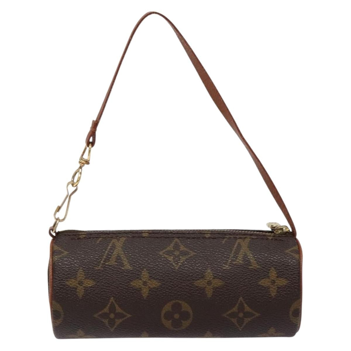 Louis Vuitton Papillon Pochette Monogram Canvas, BROWN, CANVAS, Handbag