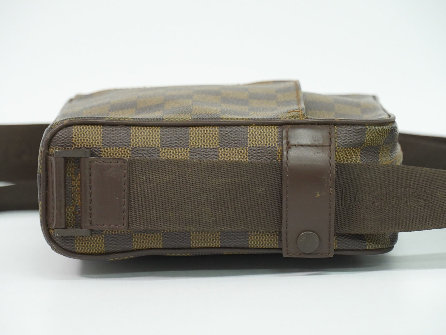 Louis Vuitton Olav Handbag Damier, BROWN, CANVAS, Shoulder bag