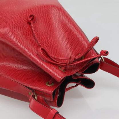 Louis Vuitton Noe Handbag Epi leather, RED, LEATHER, Handbag