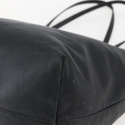 Loewe Anagram Tote Leather, BLACK, LEATHER, Tote bag