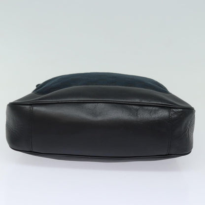 Gucci Bamboo Shoulder Bag GG Canvas, Black, Canvas, Shoulder Bag