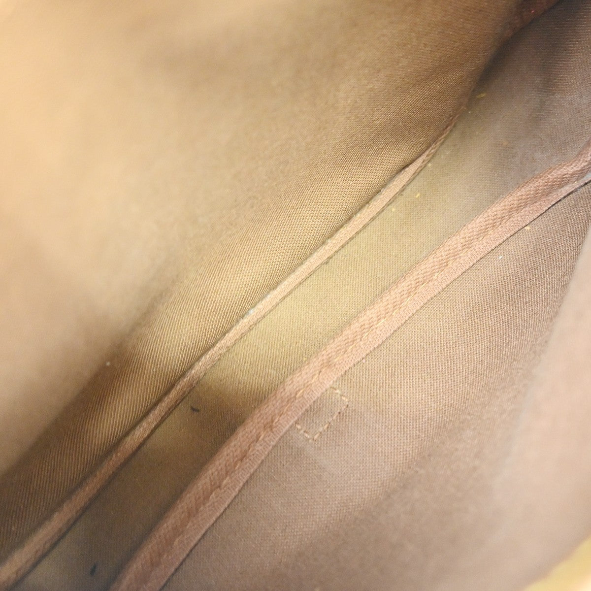 Louis Vuitton Saumur Handbag Monogram Canvas, Brown, Canvas, Shoulder Bag