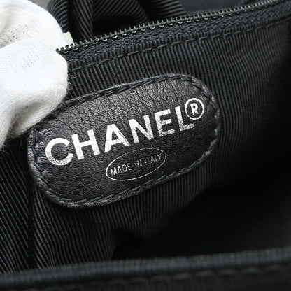 Chanel Vintage Flap Backpack Leather, Black, Leather, Backpack