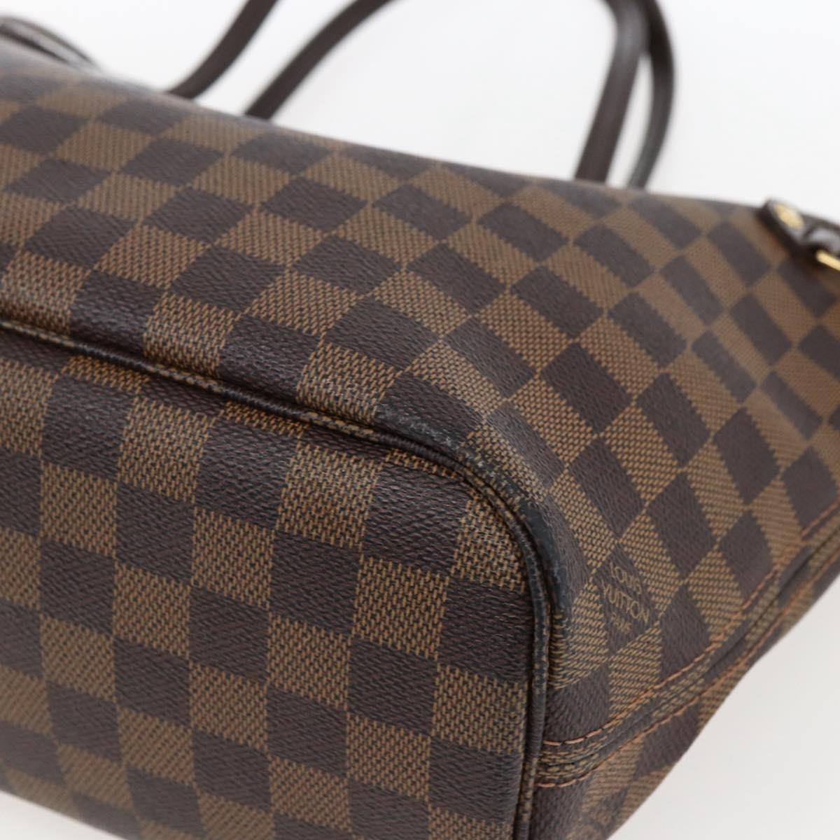 Louis Vuitton Neverfull Tote Damier, BROWN, CANVAS, Tote bag