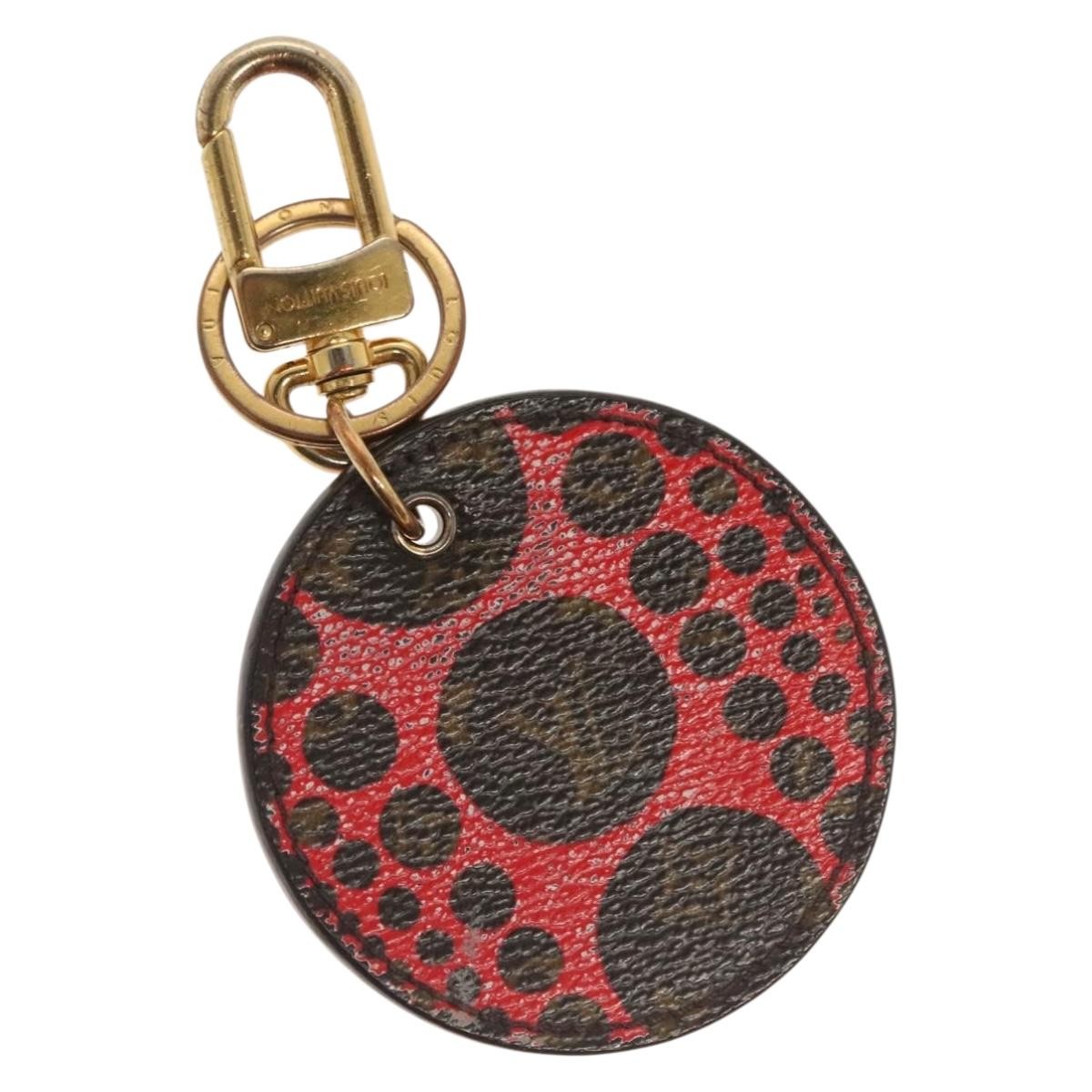 Louis Vuitton Pumpkin Bag Charm and Key Holder Yayoi Kusama Pumpkins Leather, BROWN, CANVAS, Charms and Keychains