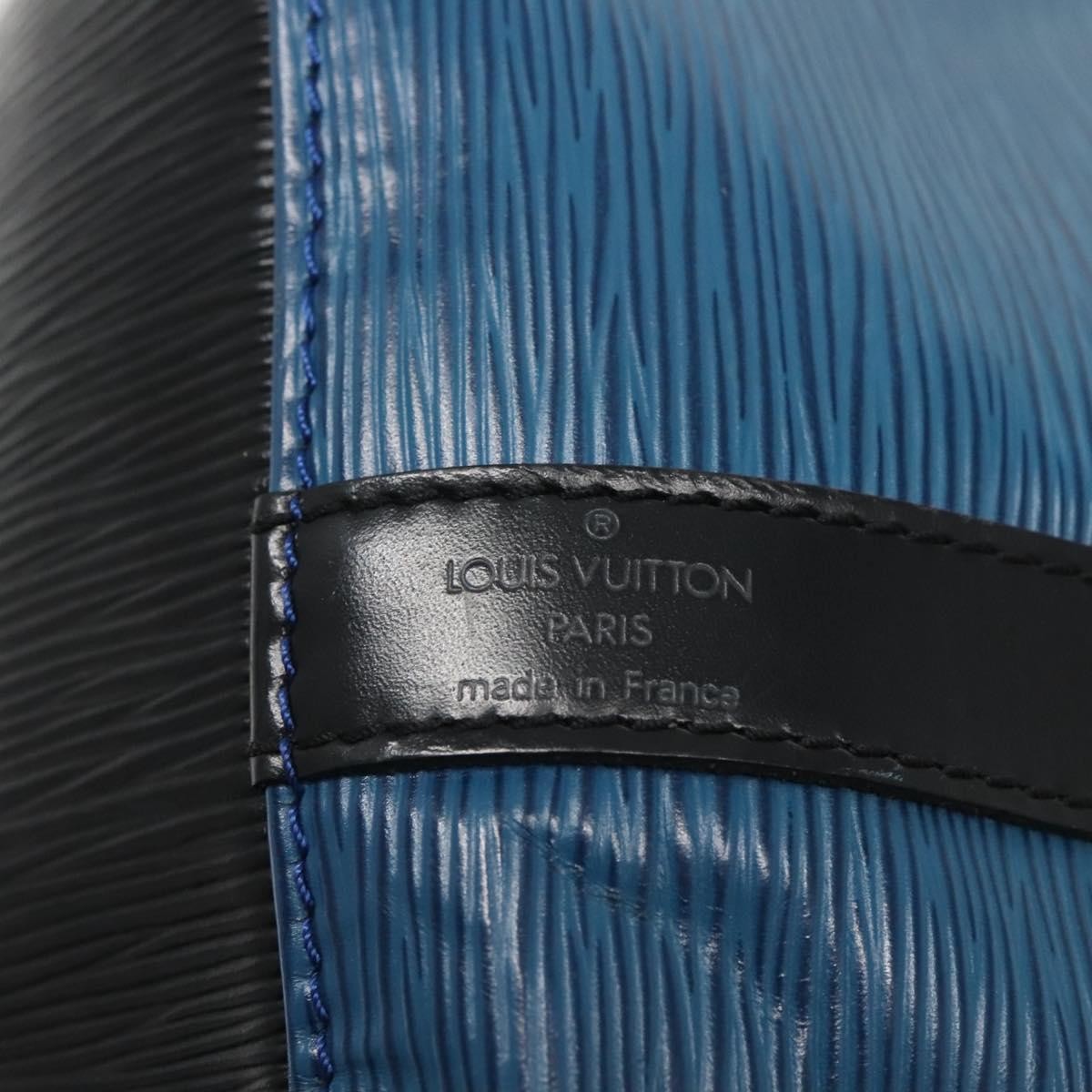 Louis Vuitton Petit Noe Handbag Epi Leather, BLUE, LEATHER, Handbag