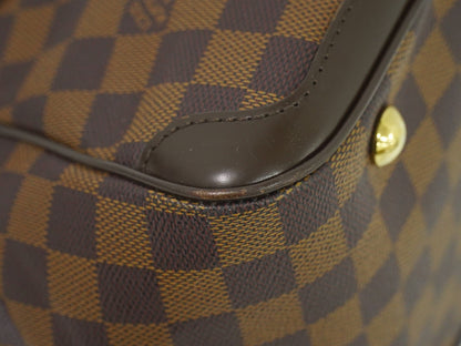Louis Vuitton Verona Handbag Damier, BROWN, CANVAS, Handbag