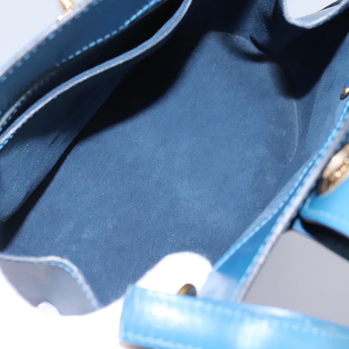 Louis Vuitton Cluny Shoulder Bag Epi Leather, BLUE, LEATHER, Shoulder bag