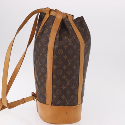 Louis Vuitton Randonnee Backpack Monogram Canvas, Brown, Canvas, Shoulder Bag