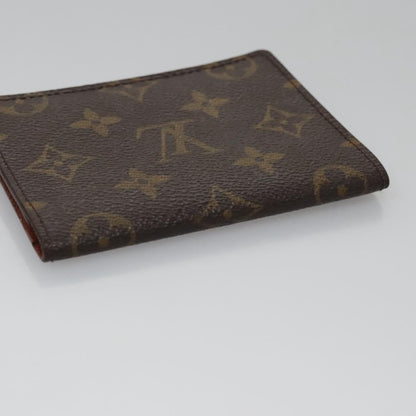 Louis Vuitton Vertical ID Card Holder Canvas, BROWN, CANVAS, Card Holders