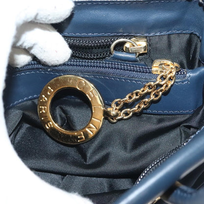 Celine Handbag Nylon, NAVY, NYLON, Handbag