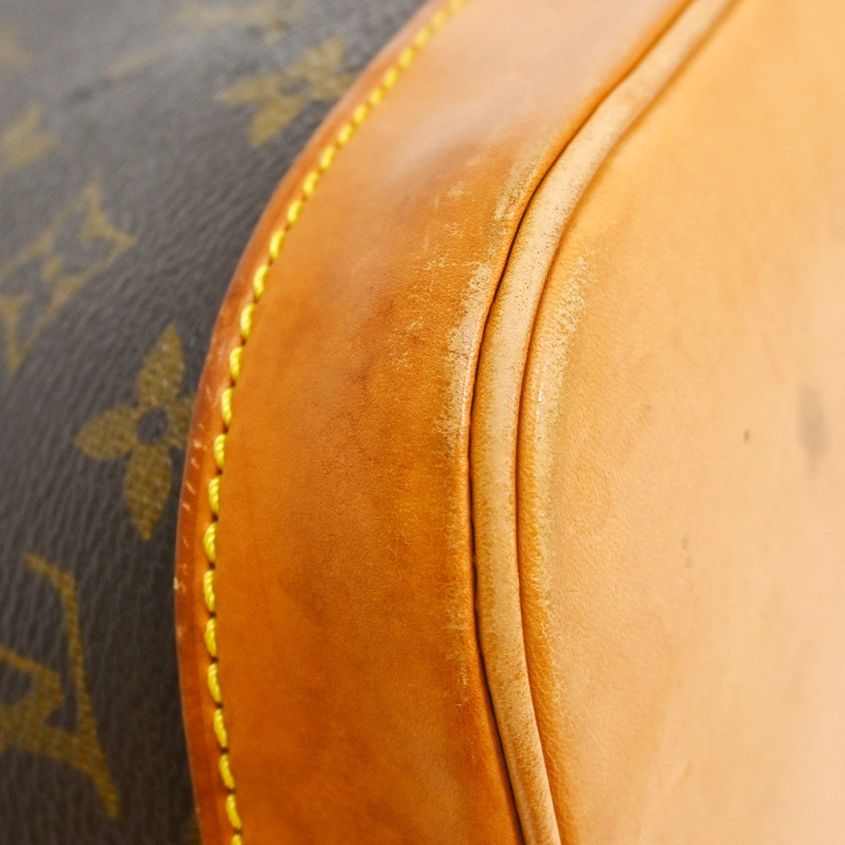 Louis Vuitton Vintage Alma Handbag Monogram Canvas, Brown, Canvas, Handbag