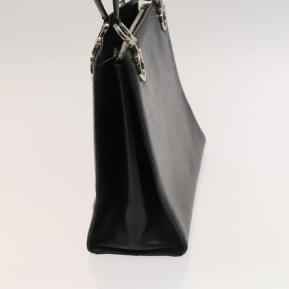 Salvatore Ferragamo Gancini Shoulder Bag Leather, BLACK, LEATHER, Shoulder bag