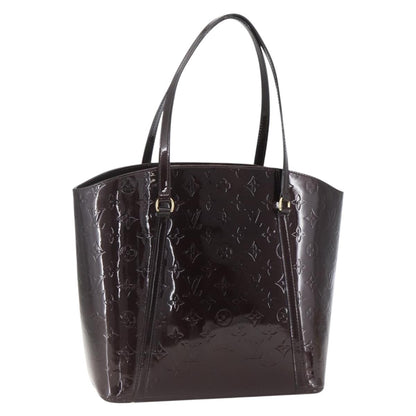 Louis Vuitton Avalon Handbag Monogram Vernis, PURPLE, PATENT_LEATHER, Handbag