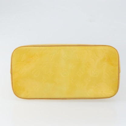 Louis Vuitton Houston Handbag Monogram Vernis, YELLOW, PATENT_LEATHER, Tote bag
