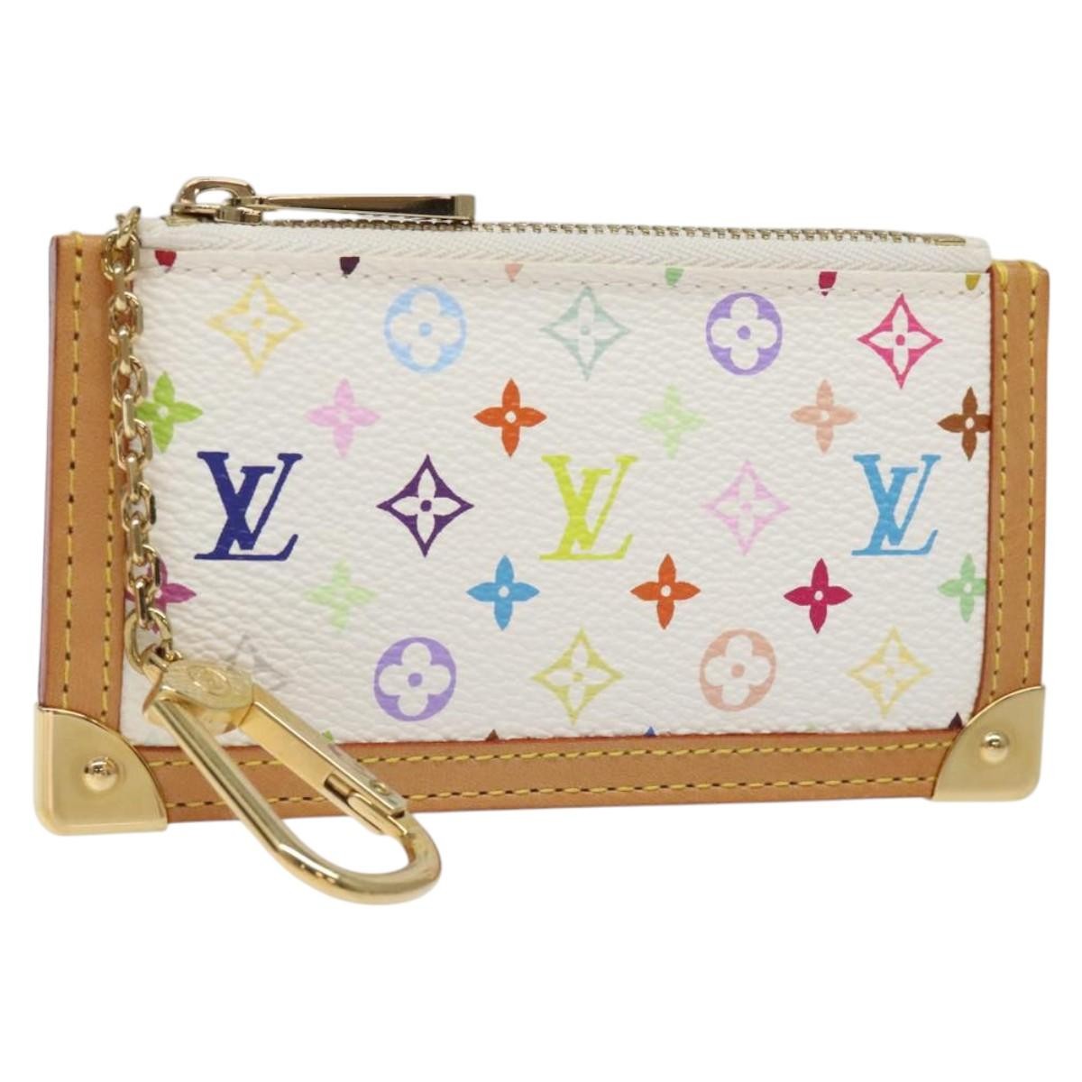 Louis Vuitton Pochette Clés Monogram Canvas, MULTICOLOUR, CANVAS, Wallets