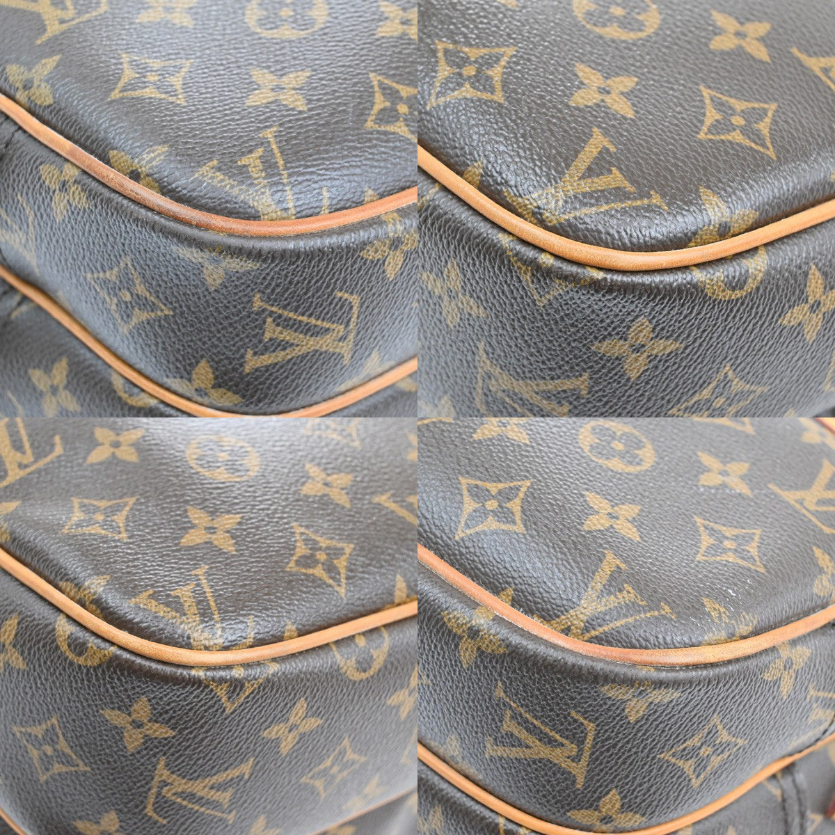 Louis Vuitton Reporter Bag Monogram Canvas, BROWN, CANVAS, Crossbody bag