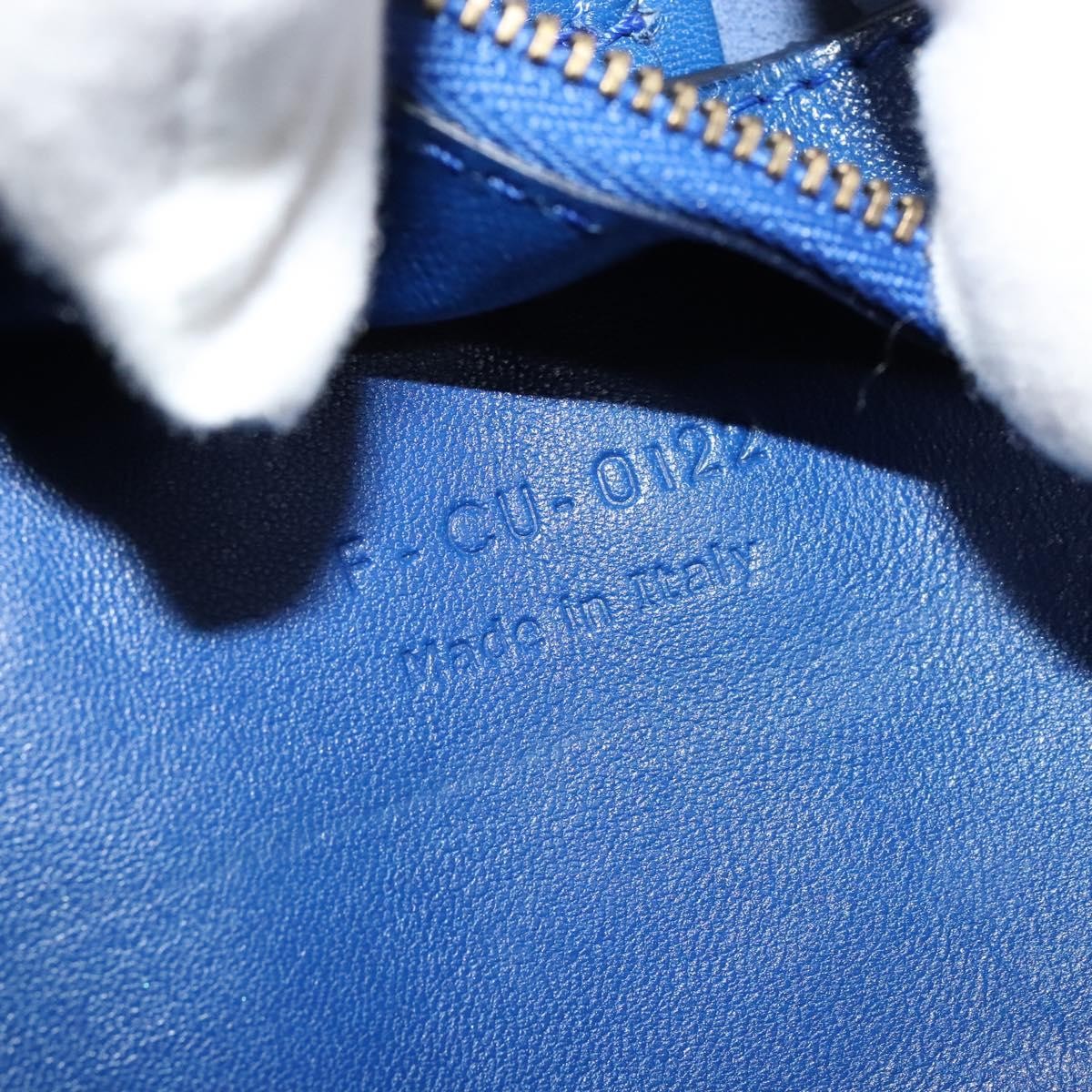 Celine Vertical Cabas Tote Leather, BLUE, LEATHER, Tote bag
