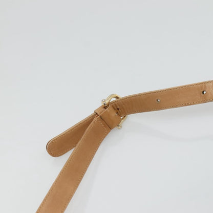 Celine Vintage Macadam Shoulder Bag Canvas and Leather, Beige, Canvas, Shoulder Bag