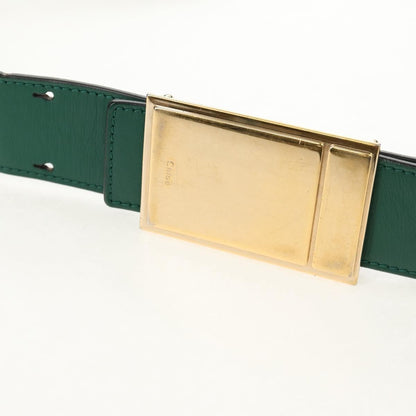 Chloe Bicolor Baylee Satchel Leather, GREEN, LEATHER, Handbag