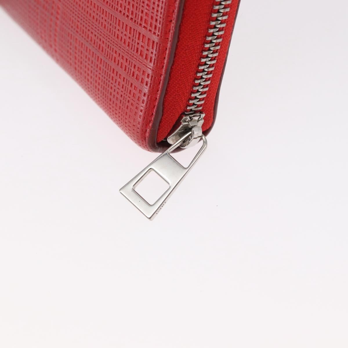 Loewe Anagram Wallet Leather, RED, LEATHER, Wallets