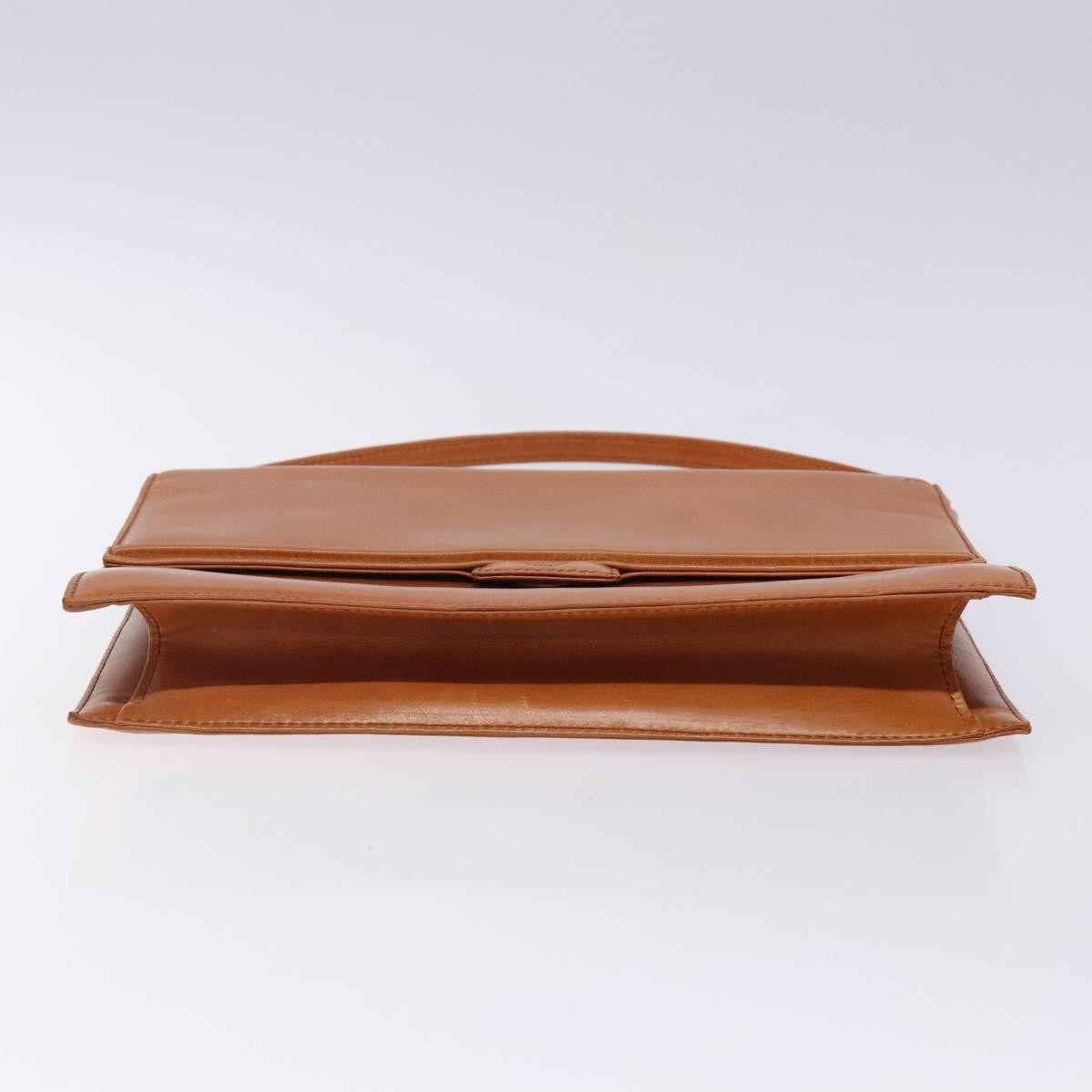 Loewe Anagram handbag Leather, BROWN, LEATHER, Handbag