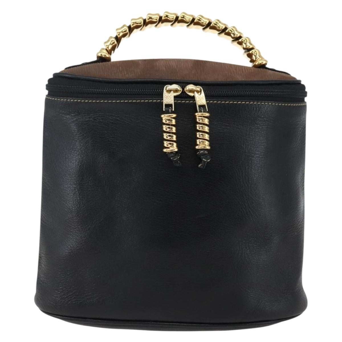 Loewe Vintage Velazquez Top Handle Bag Leather, BLACK, LEATHER, Handbag