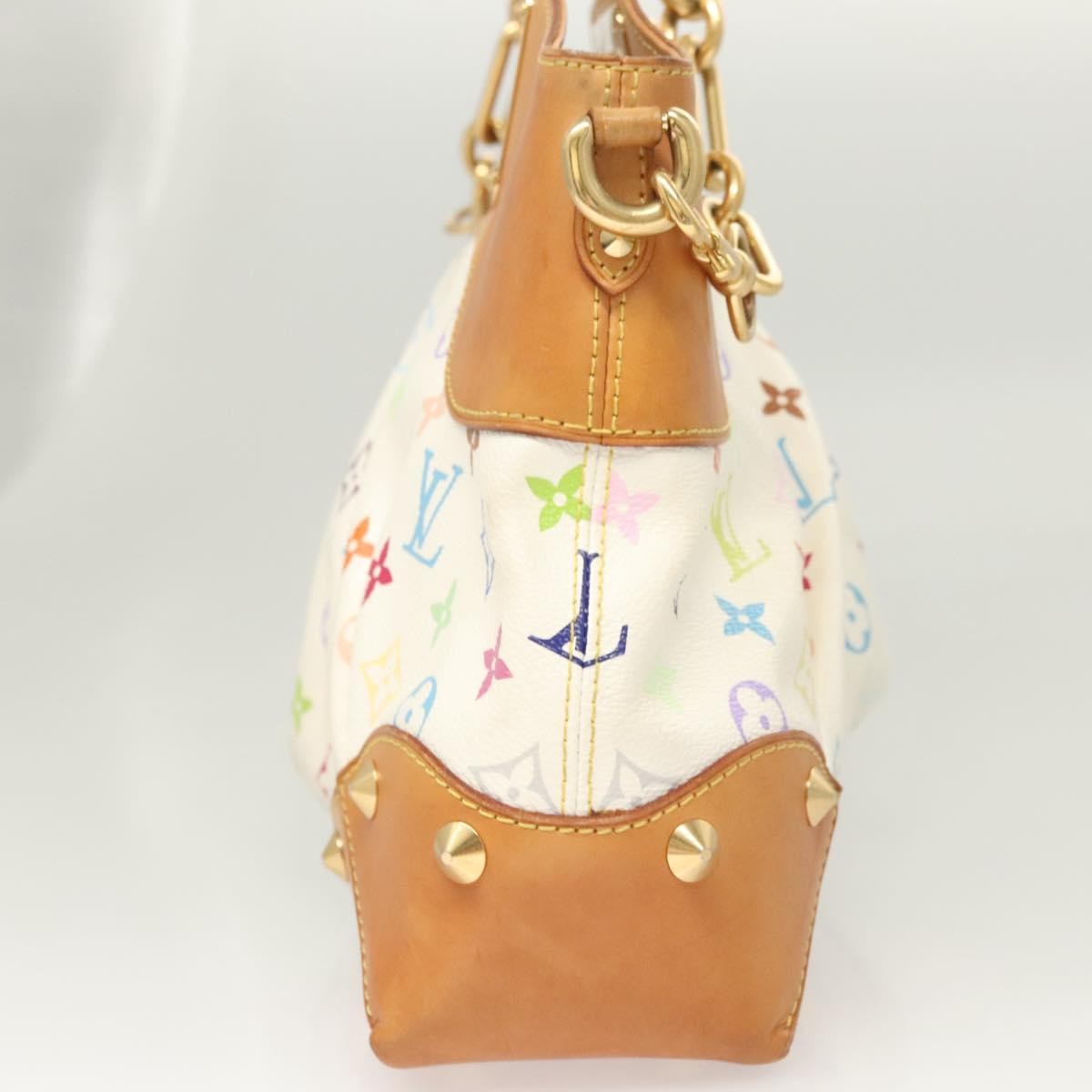 Louis Vuitton Judy Handbag Monogram Multicolor, WHITE, CANVAS, Handbag