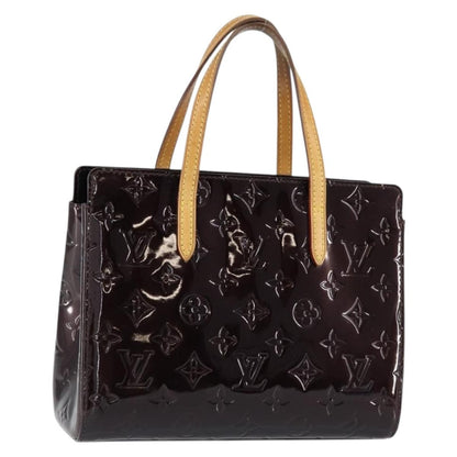 Louis Vuitton Catalina Handbag Monogram Vernis, PURPLE, PATENT_LEATHER, Handbag