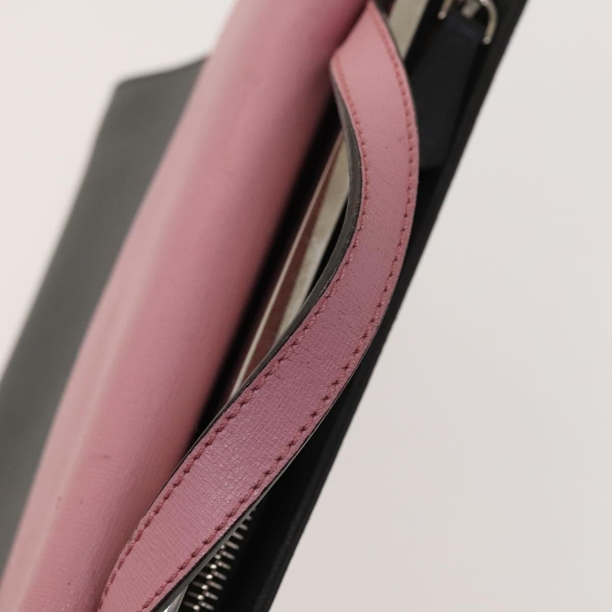 Fendi Demi Jour Satchel Leather, GRAY, LEATHER, Handbag