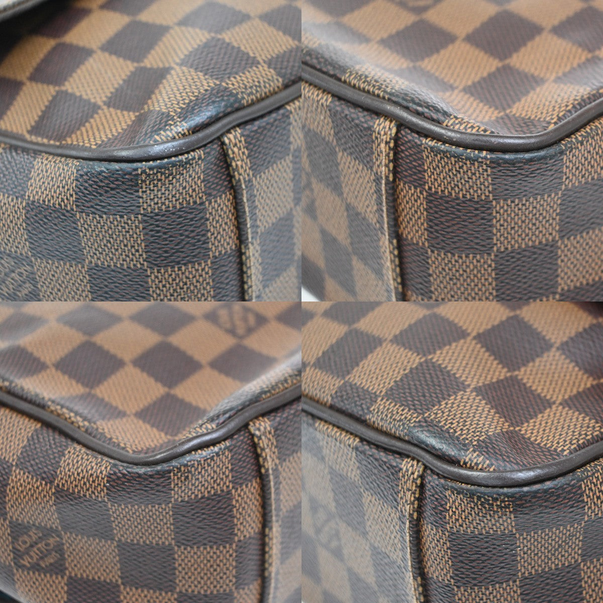 Louis Vuitton Shelton Messenger Bag Damier, BROWN, CANVAS, Shoulder bag