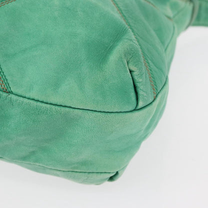 Loewe Vintage Shoulder Bag Leather, GREEN, LEATHER, Shoulder bag