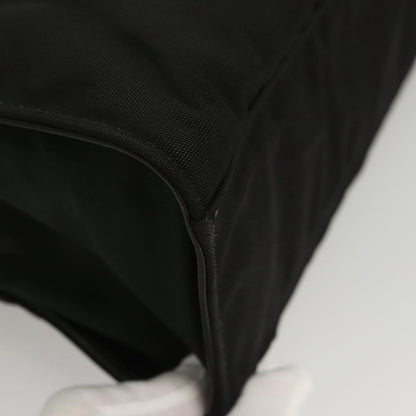 Gucci Vintage Bamboo Handle Tote Nylon, BLACK, NYLON, Tote bag