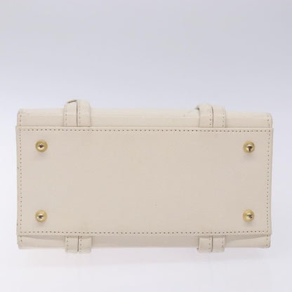 MCM Vintage Shoulder Bag Leather, WHITE, LEATHER, Shoulder bag