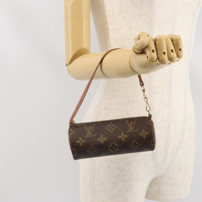 Louis Vuitton Papillon Pochette Monogram Canvas, BROWN, CANVAS, Clutche & pouche