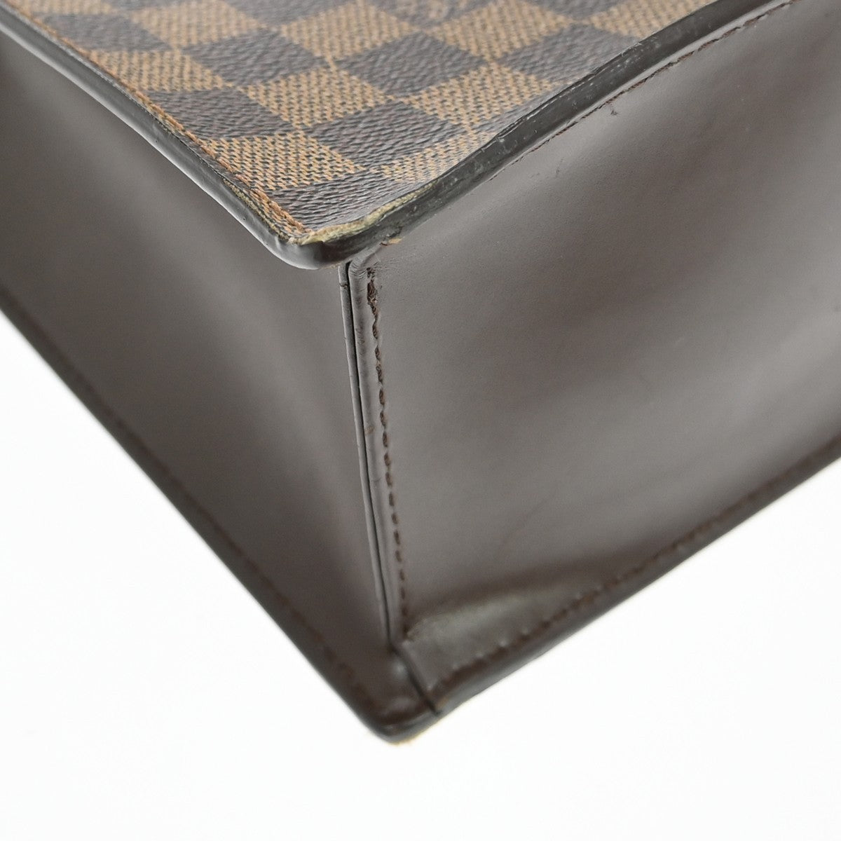 Louis Vuitton Venice Sac Plat Bag Damier, Brown, Canvas, Tote Bag
