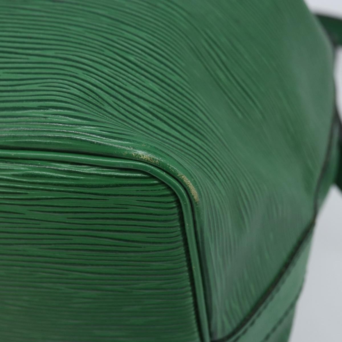 Louis Vuitton Petit Noe Handbag Epi Leather, Green, Leather, Shoulder Bag