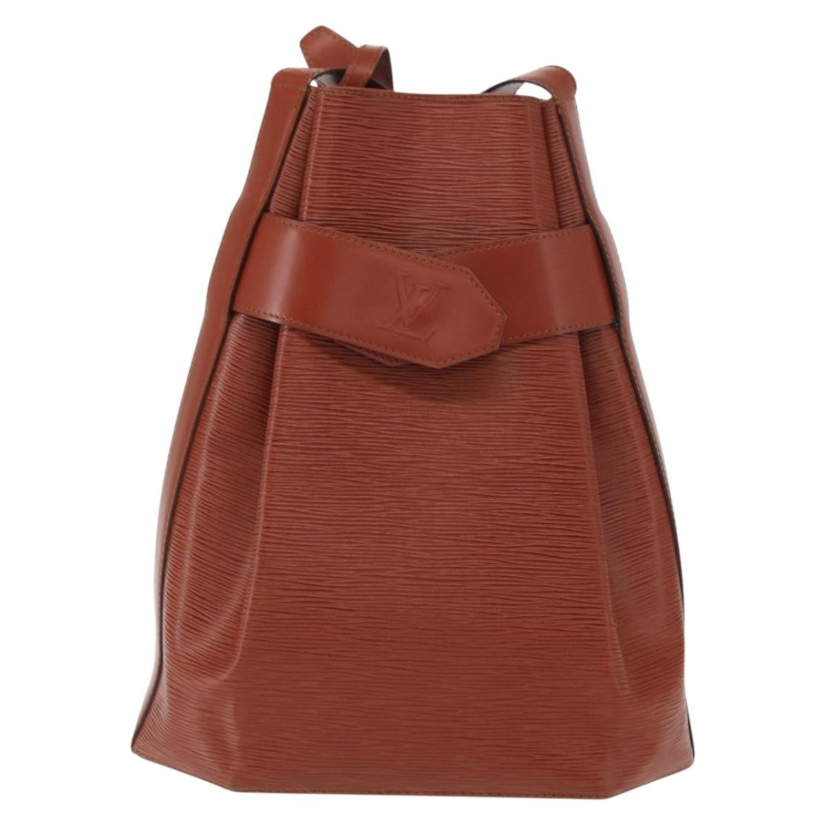 Louis Vuitton Vintage Sac d'Epaule Handbag Epi Leather, BROWN, LEATHER, Shoulder bag