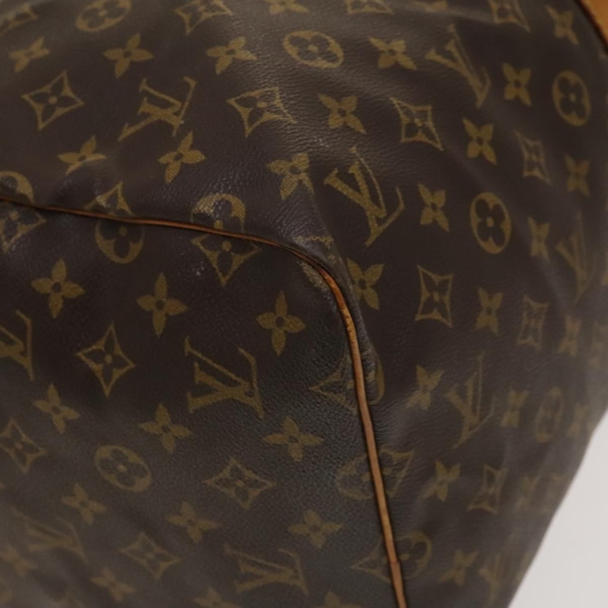 Louis Vuitton Keepall Bag Monogram Canvas, BROWN, CANVAS, Travel bag