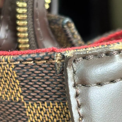 Louis Vuitton Chelsea Handbag Damier, BROWN, CANVAS, Tote bag