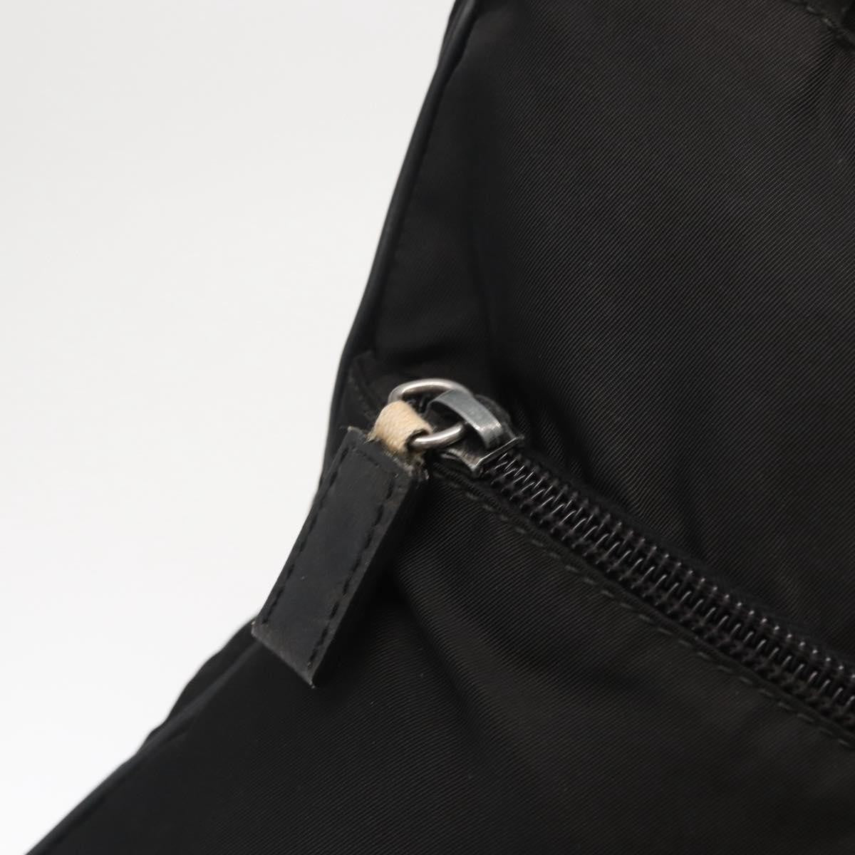Prada Front Pocket Messenger Bag Tessuto, Black, Nylon, Shoulder Bag
