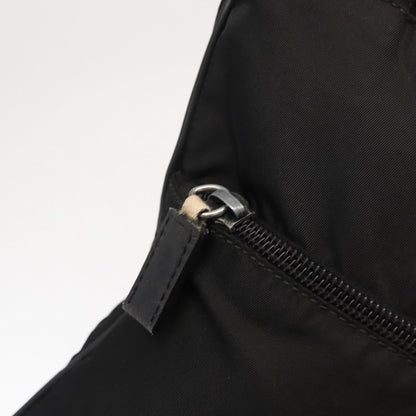 Prada Front Pocket Messenger Bag Tessuto, Black, Nylon, Shoulder Bag
