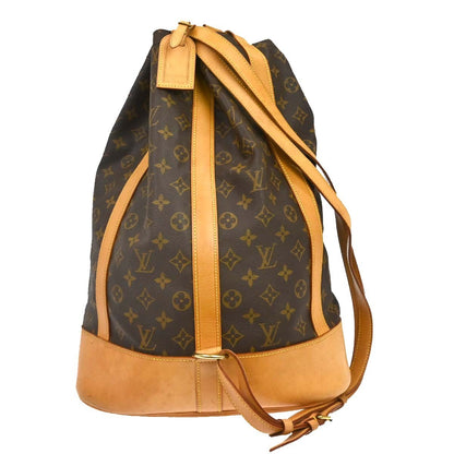 Louis Vuitton Randonnee Backpack Monogram Canvas, Brown, Canvas, Shoulder Bag
