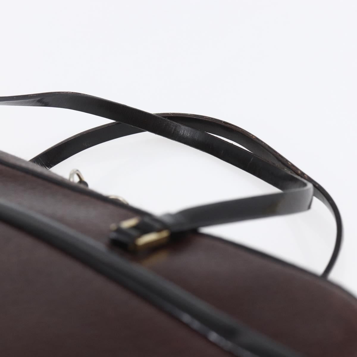 Christian Dior Vintage CD Handbag Leather, BROWN, LEATHER, Handbag